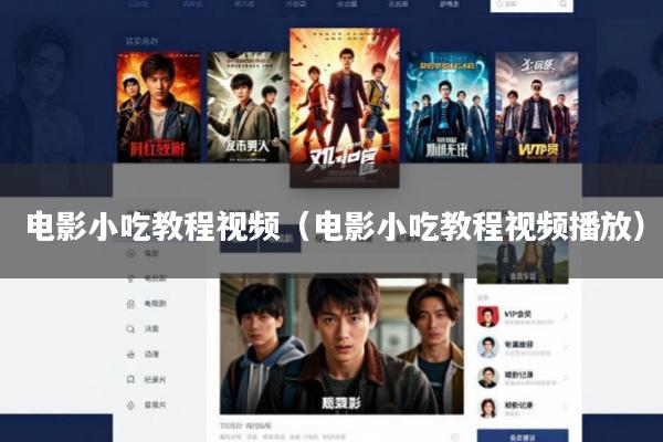 电影小吃教程视频(电影小吃教程视频播放)