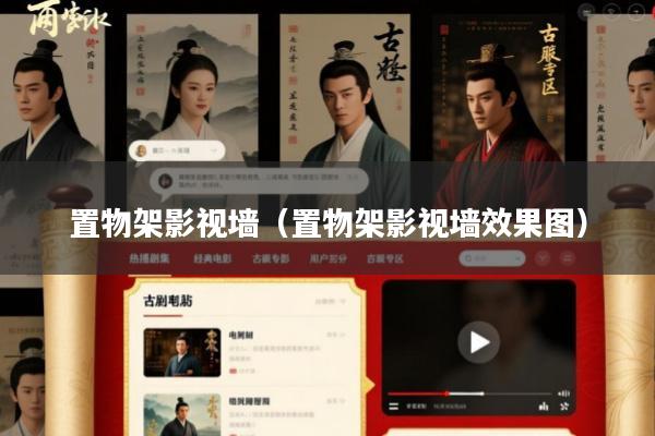 置物架影视墙(置物架影视墙效果图)