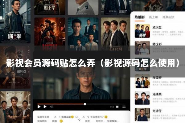 影视会员源码贴怎么弄(影视源码怎么使用)