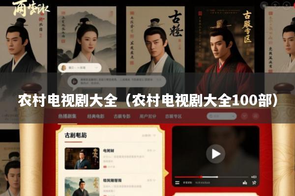 农村电视剧大全(农村电视剧大全100部)
