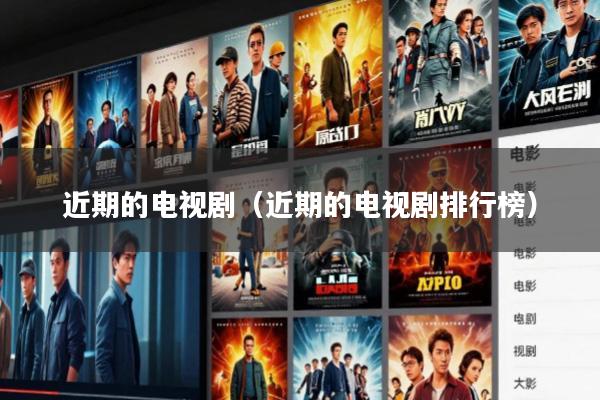 近期的电视剧(近期的电视剧排行榜)