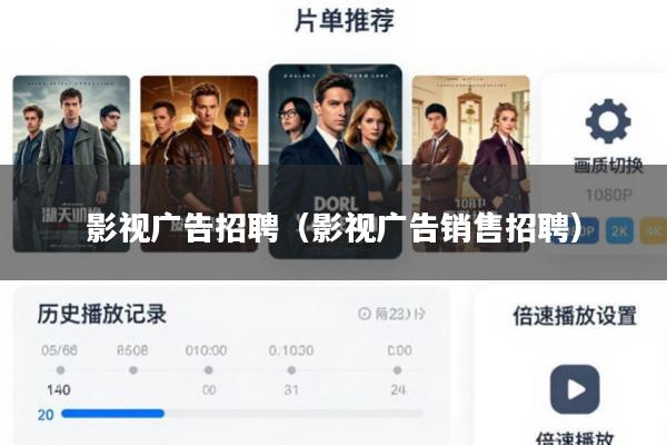 影视广告招聘（影视广告销售招聘）