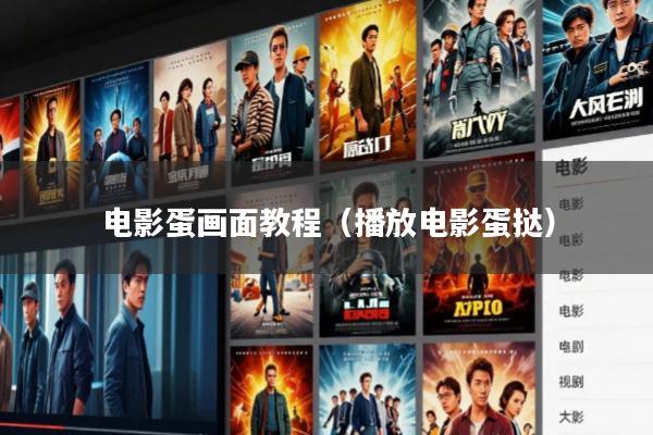 电影蛋画面教程(播放电影蛋挞)